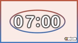7 Minute Timer ⏱️ | Lo-Fi Background Music | Pulsing Oval | Bledsoe Teacher Tools