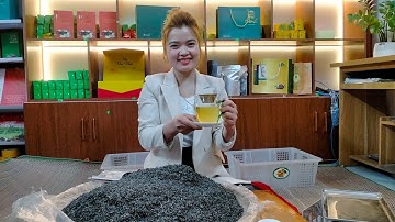 E gái chia sẻ và đóng gói cận cảnh trà móc câu thượng hạng 399k vụ Xuân