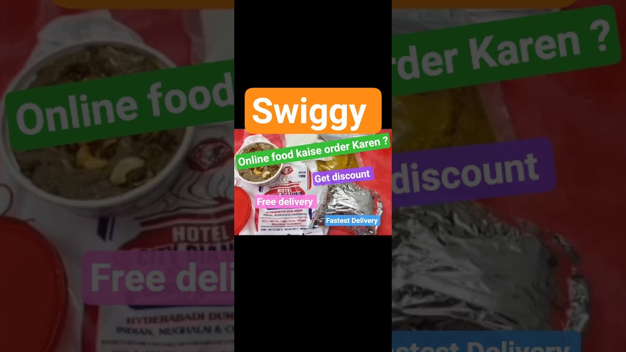 Swiggy se Food kaise Order Kare||How to order food? #swiggyorder @SwiggyIndia #swiggy #food