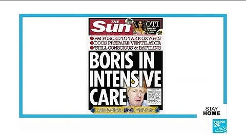 Shock in British papers after PM Boris Johnson moved to ICU