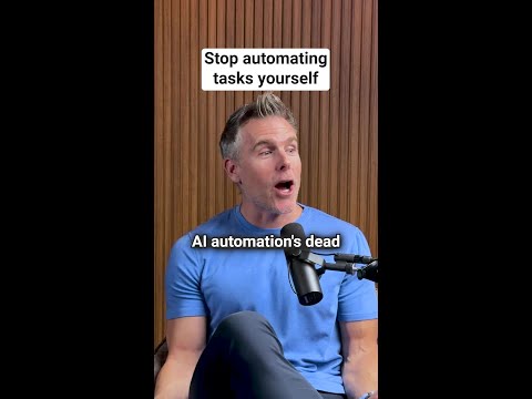 Stop automating tasks yourself