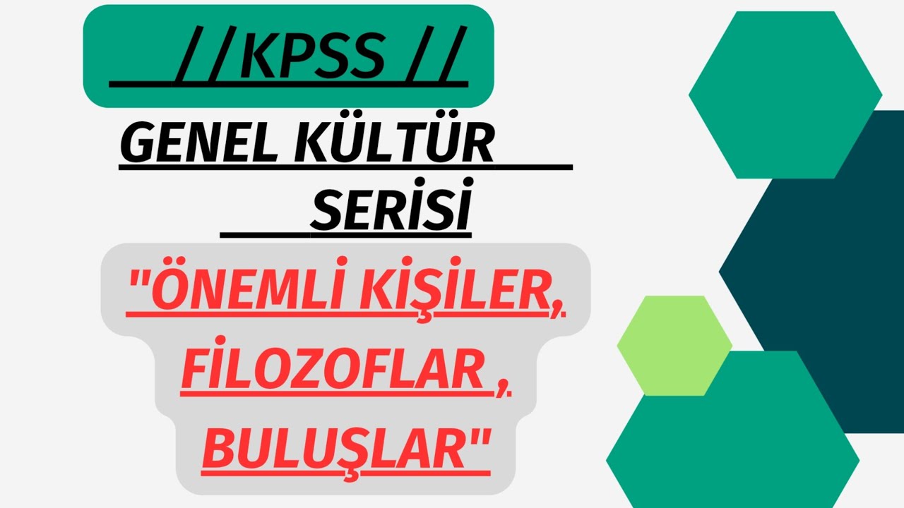 KPSS 2026 GÜNCEL BİLGİLER // GENEL KÜLTÜR SERİSİ - 
