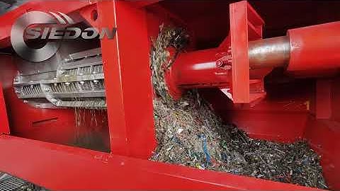 Food Waste dewatering & depackaging system for 1-3 ton