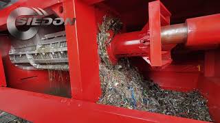 Food Waste Dewatering Depackaging System For 1-3 Ton