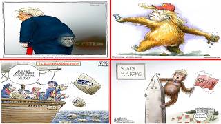 Epic U.S. Political Humor in Comics | Today’s Funniest American Political Cartoons|| The Trump Show