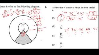 CXC Multiple Choice Paper 1 |Angle & Fraction concepts| 2022 CXC Math Revision | Paper 1.1.4 screenshot 1