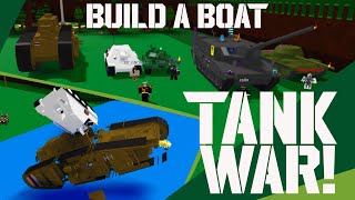 GIANT TANK WAR! | Build A Boat for Treasure