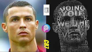 Cristiano Ronaldo| CR7 |  WORD CLOUD edit - How to create it using (PICSART)2020 screenshot 2