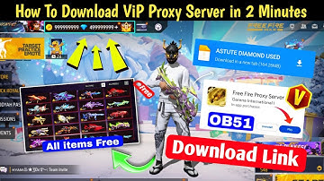 How To Download Proxy Server Free Fire ☠️🔥 || Proxy Server Kaise Download Karen