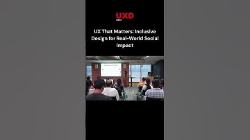 UX That Matters: Inclusive Design for Real-World Social Impact | Jayesha M. Koushik at UXD Talks