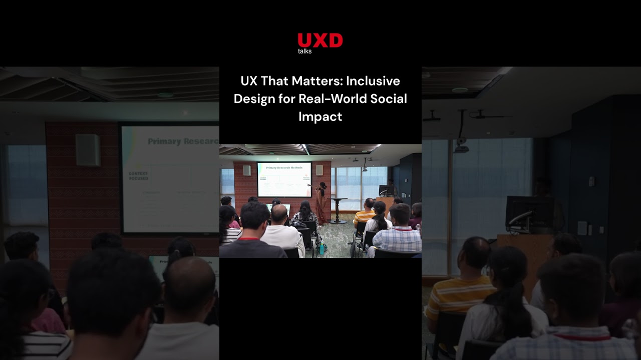 UX That Matters: Inclusive Design for Real-World Social Impact | Jayesha M. Koushik at UXD Talks