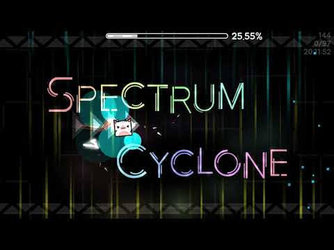 Spectrum Cyclone 34% (Extreme Demon) by lTemp - Progress #3 - Geometry Dash