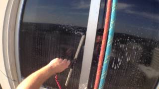 High rise window cleaning