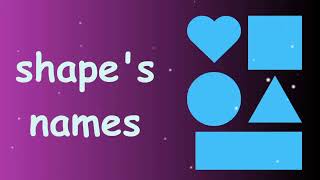 Shapes Names For Kids Baby Learning Videos The Education Hub