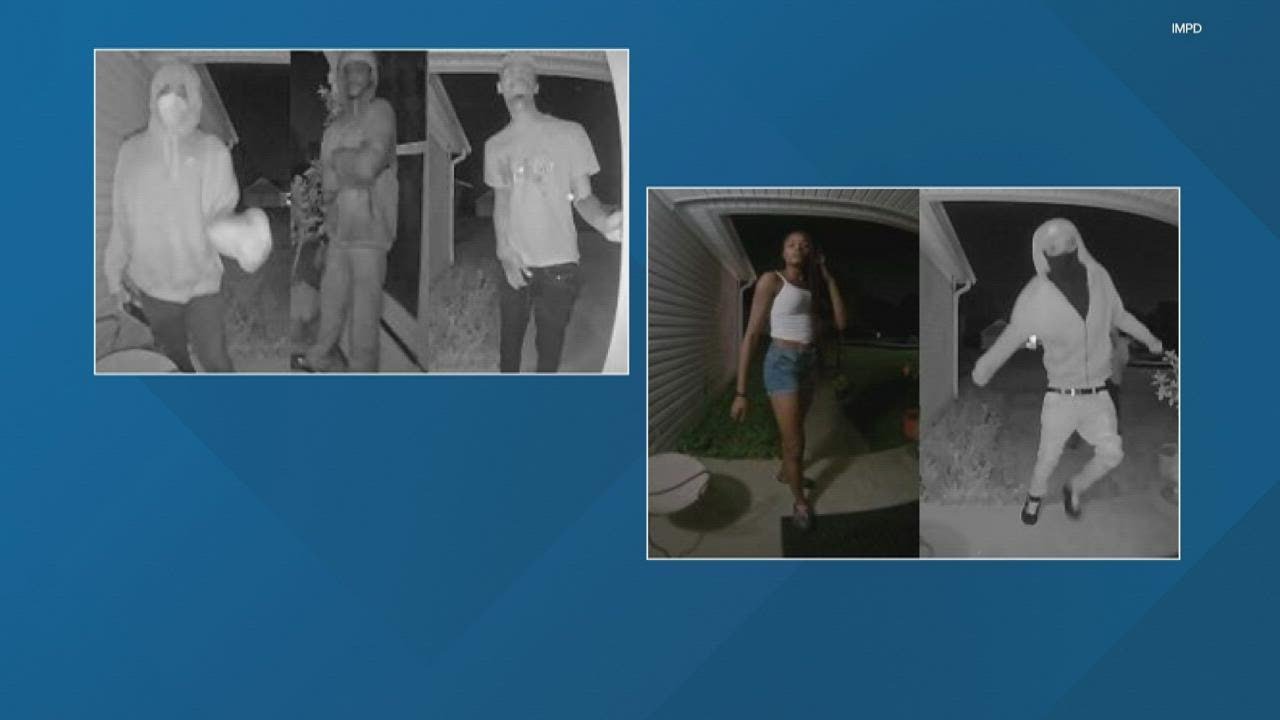 5 burglary suspects caught on camera - YouTube