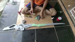 3D Printed YoRHa Type-40 Sword for Cosplay - Part 2