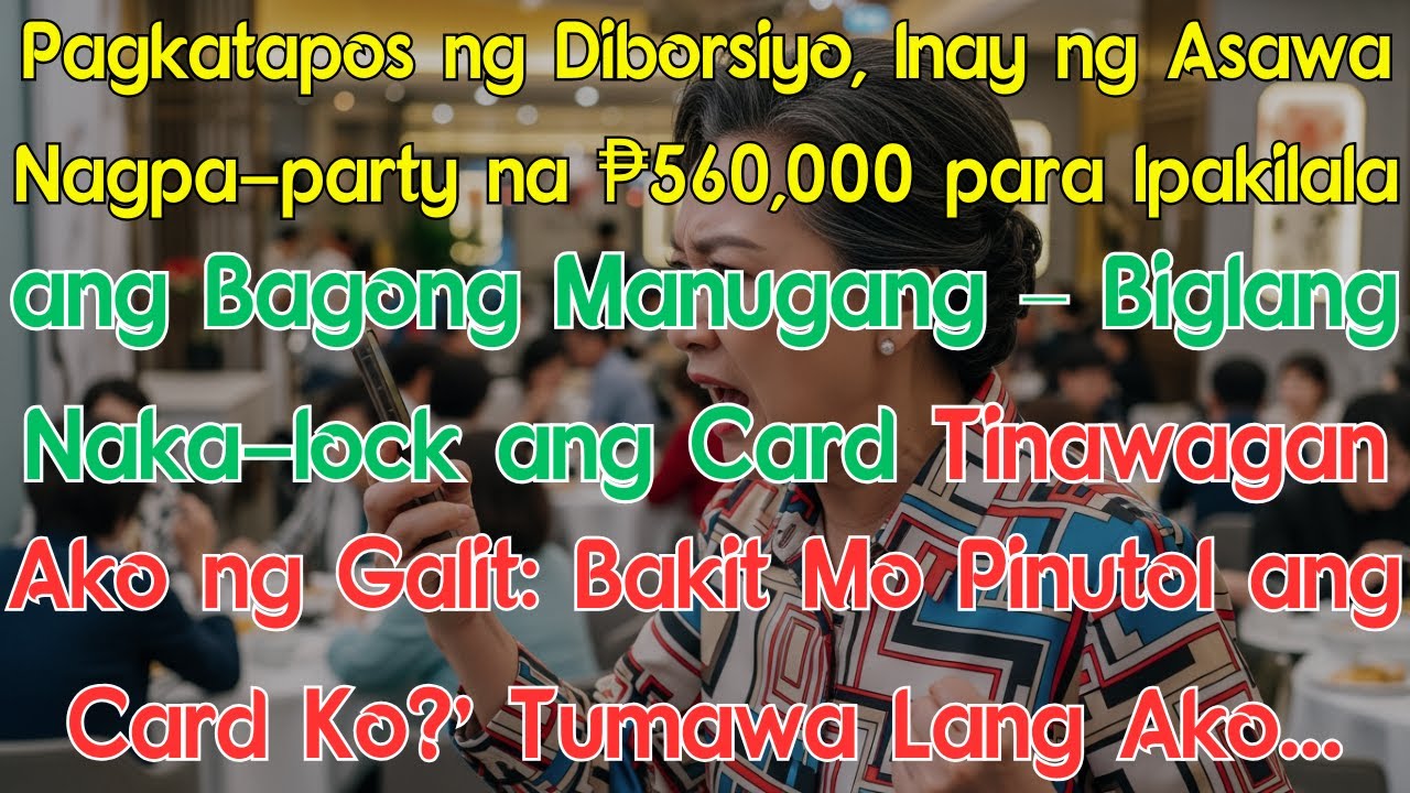 Pagkatapos ng Diborsiyo, Inay ng Asawa Nagpa-party na ₱560,000 para Ipakilala ang Bagong Manugang