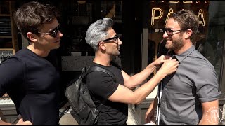 Barstool Pizza Review  Pizza Alla Pala with Special Guests Tan and Antoni From Queer Eye