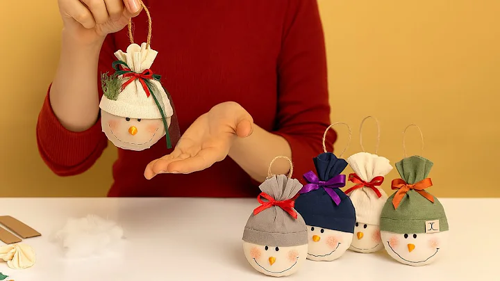 Easy and quick Christmas craft 🎄✂️ | DIY snowman craft | Make and sell or give as a gift