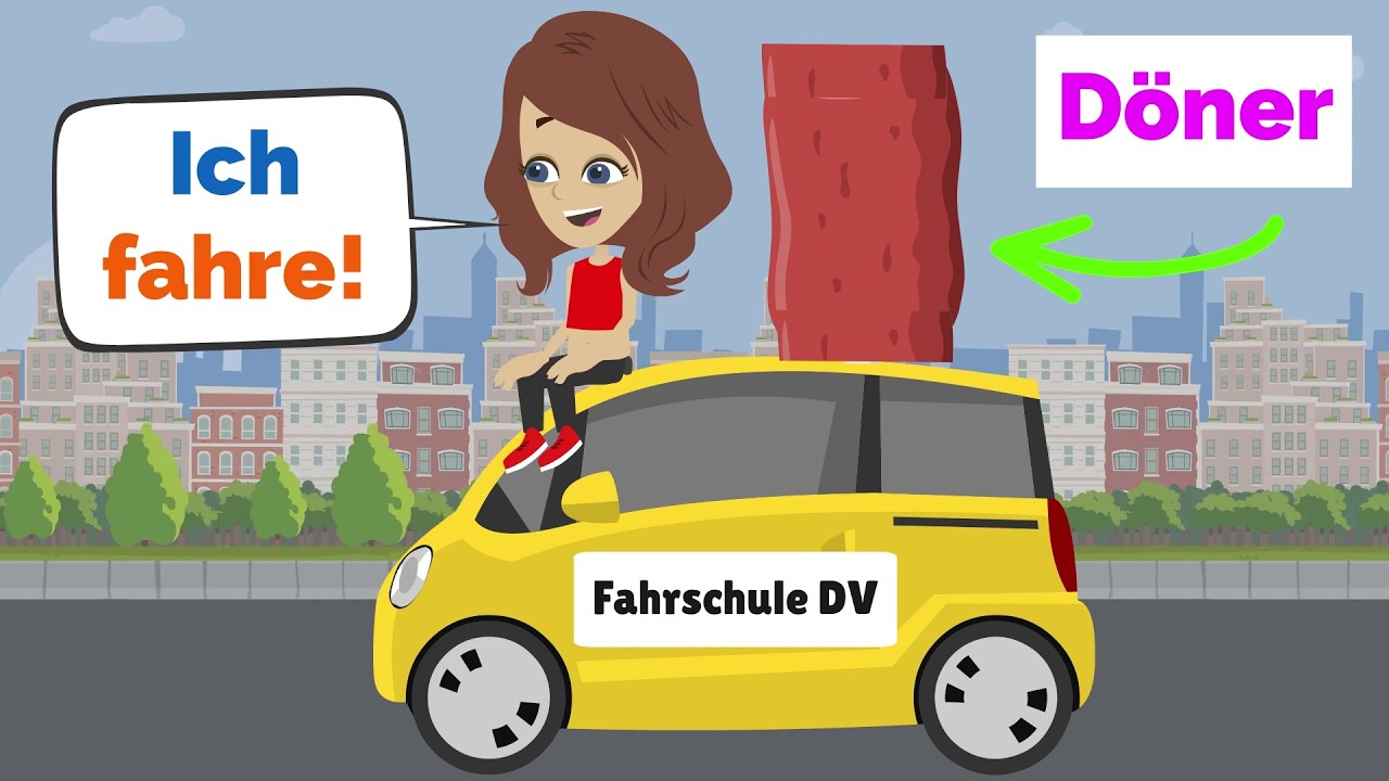 Mia's erste FAHRSTUNDE mit DÖNER!
