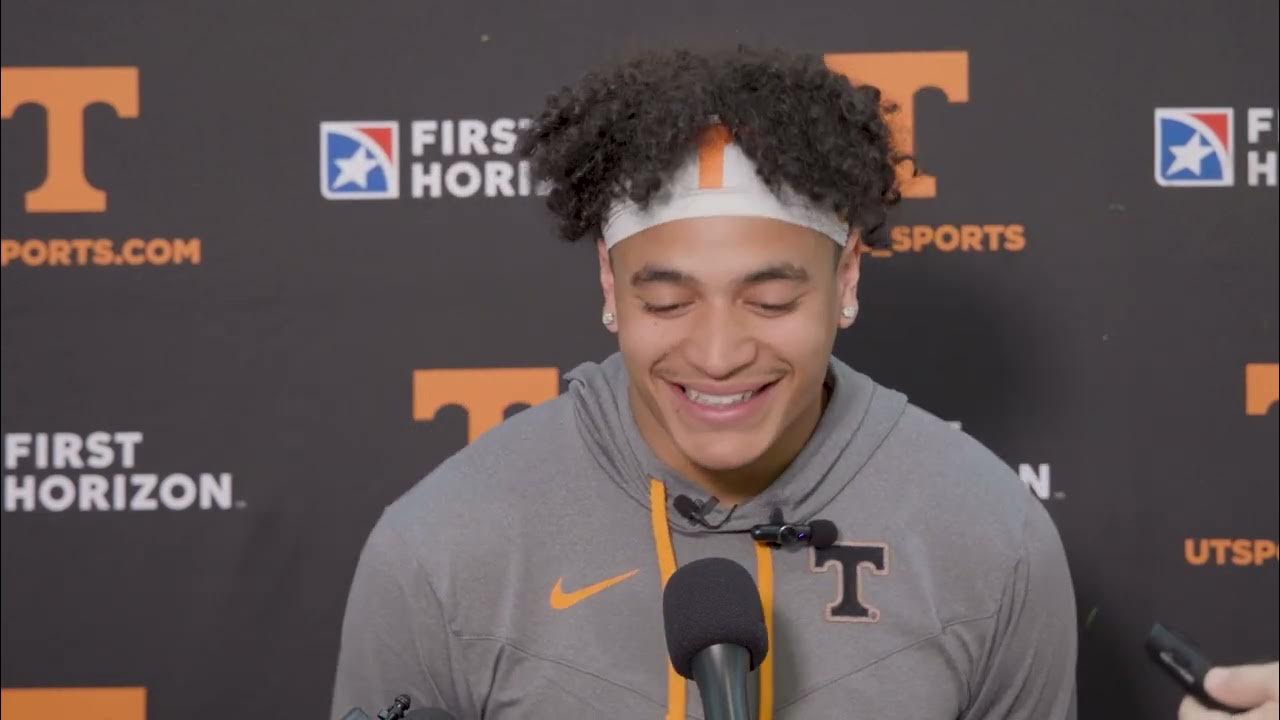 Tennessee Pro Day Jalin Hyatt talks NFL Combine 40 time, draft process