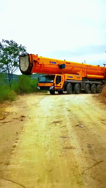 A carrier crane that travels on a highway