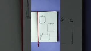 Easy Bullet Journal Frame Ideas // Paper note doodles ideas