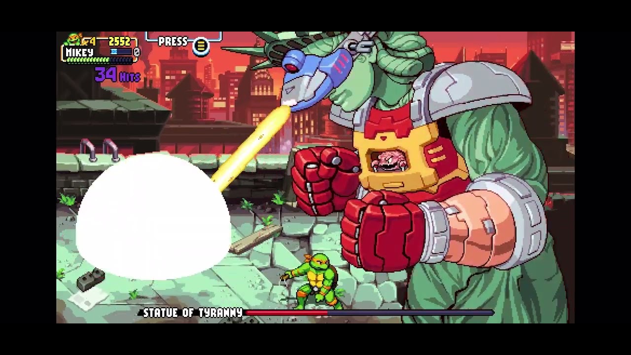 TMNT Shredder’s Revenge ending. Last 3 bosses. YouTube