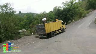 Download Lagu Detik detik truk canter gak kuat nanjak di tanjakan extreme culali batur kintamani MP3