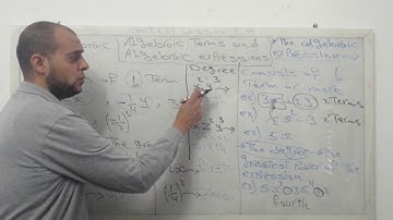 Algebraic terms and algebraic expressions. Middle 1. Math Solution. Mr. Mostafa Soliman