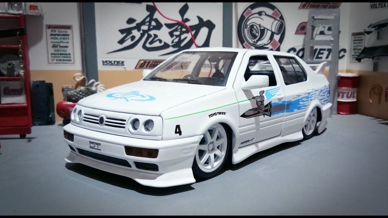 Unboxing 1995 Volkswagen Jetta - Jesse Fast and Furious, Jada Toys