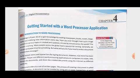 Getting started with Ms word part 1| Class 9 | IT