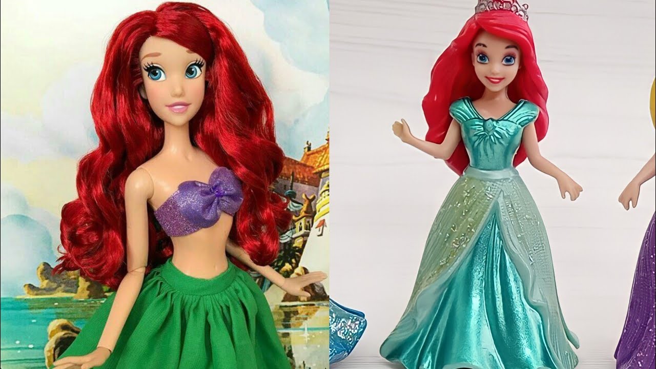 5 minutes Satisfying with Unboxing Disney Princesses Dress Up Ariel