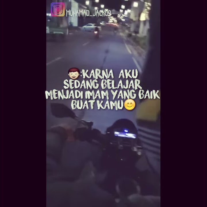 Anak motor juga bisa romantis ko.