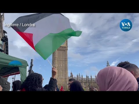 Londra’da Filistin'e destek