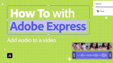 How to Add Audio to Video | Free & Easy with Adobe Express | Adobe Express