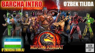 Mortal Kombat 9 Barcha Jangchilarning Kelish Sozlari Intro Ozbek Tilida Uzbekcha Tarjima