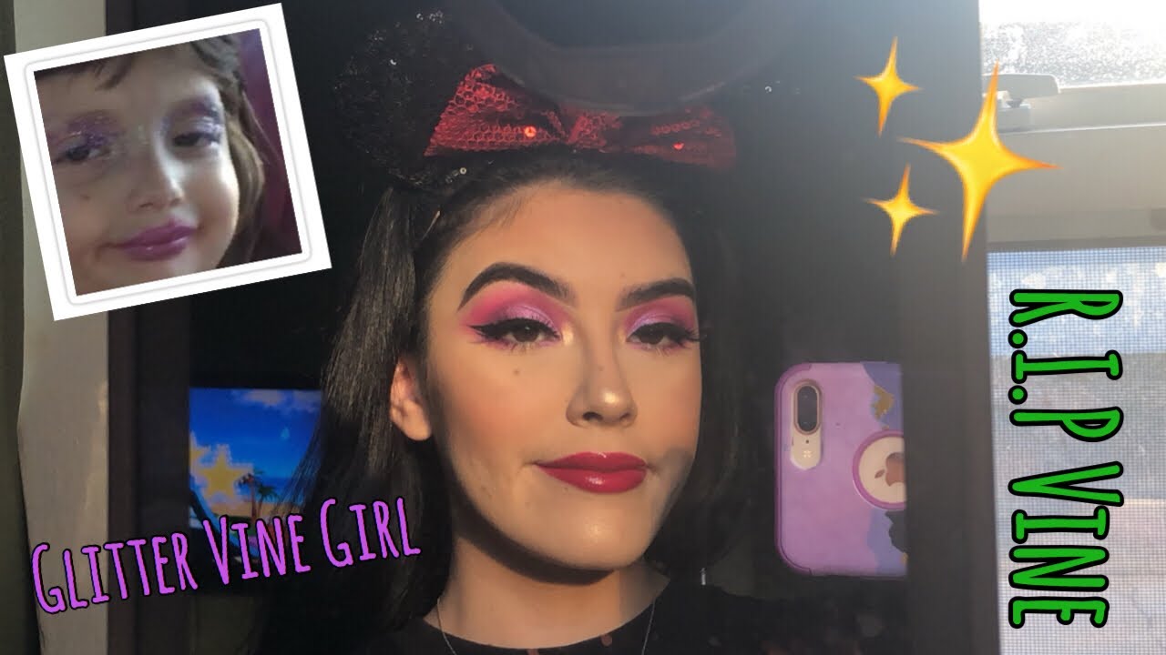 Glitter Vine Girl Makeup You