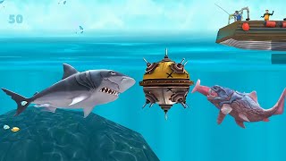 Ultra Mine vs Megalodon Blg Daddy Shark!! - Hungry Shark Evolution  screenshot 1