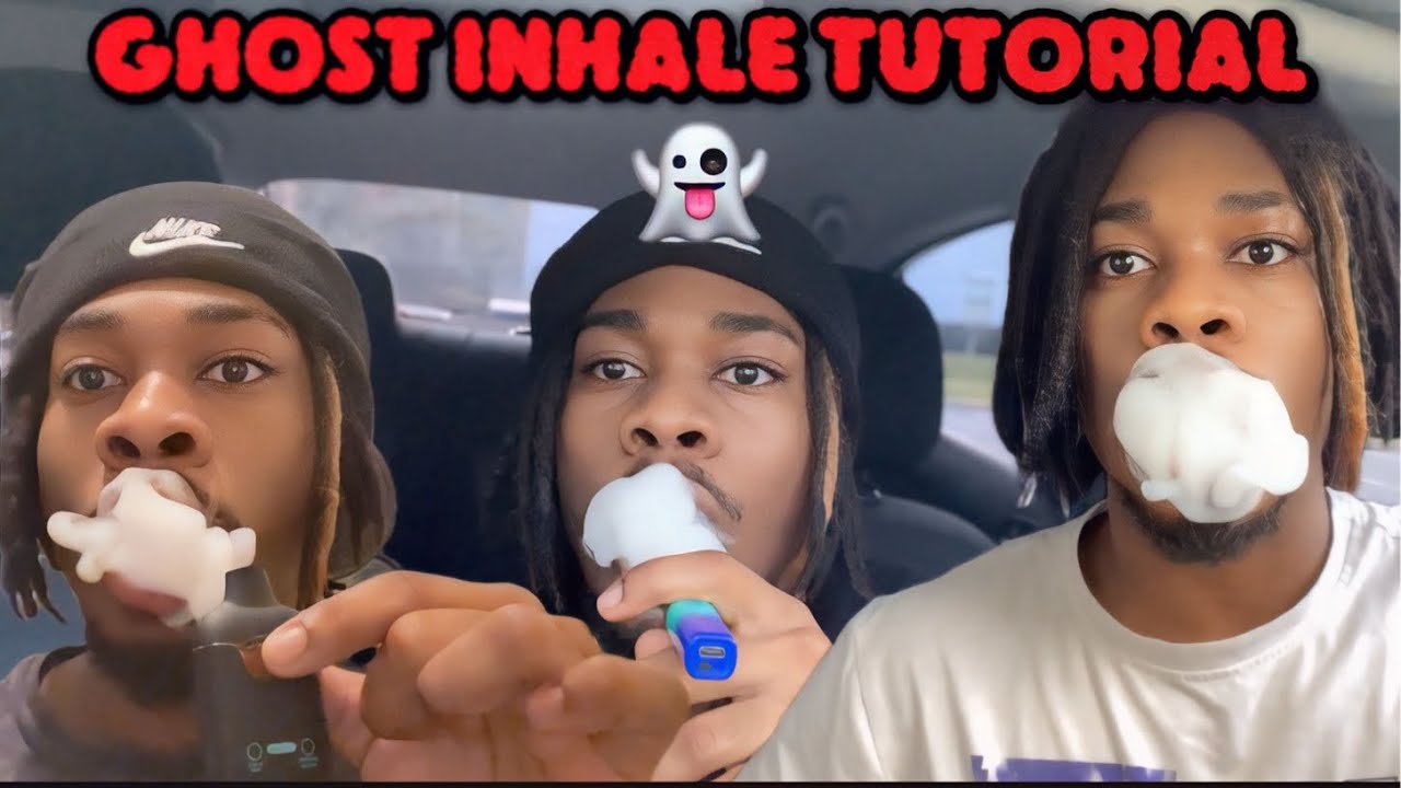 How To Do A Ghost Inhale Tutorial - YouTube
