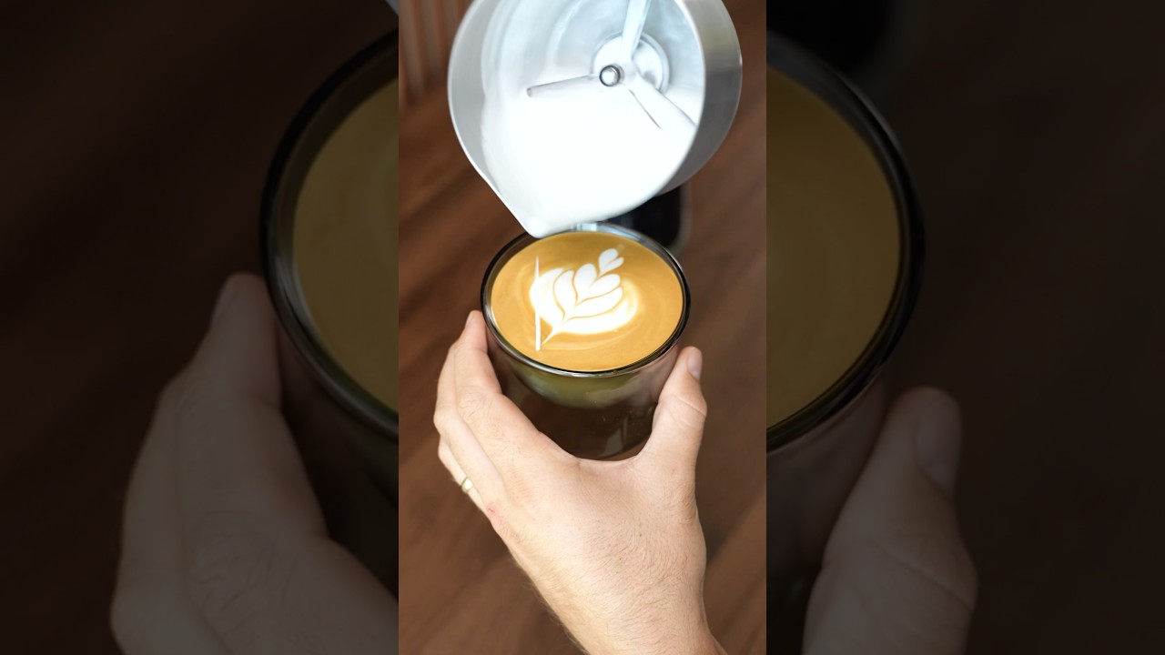 Latte with the Dreo BaristaMaker Frother 