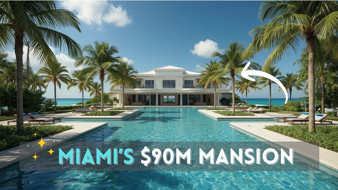 Inside a $90M Miami Tropical Luxury Mansion