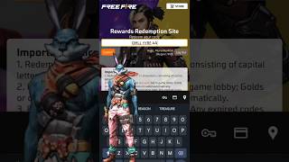 Free Fire Redeem Code Today | June 20–22 | Get Free Rewards Instantly 🔥
