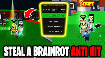 [🎃LENNON HUB] Steal a Brainrot SCRIPT *NO KEY* (ROBLOX) | ANTI HIT,  SUPER JUMP, FLY TO BASE & MORE!