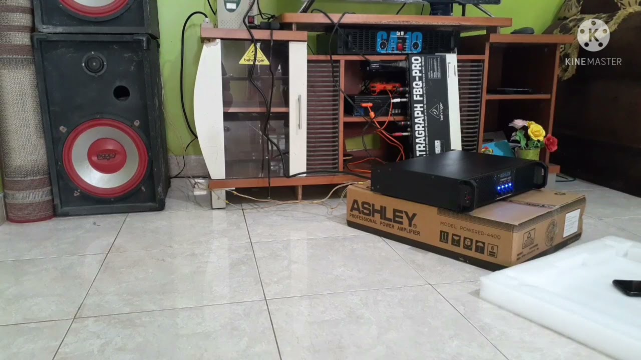 unboxing power amplifier ashley powered 4400