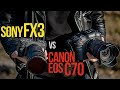 Sony FX3 vs Canon C70 | Лучшая камера для видео | КРОП или ПОЛНЫЙ КАДР!