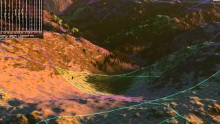 Outerra - Debug Valley