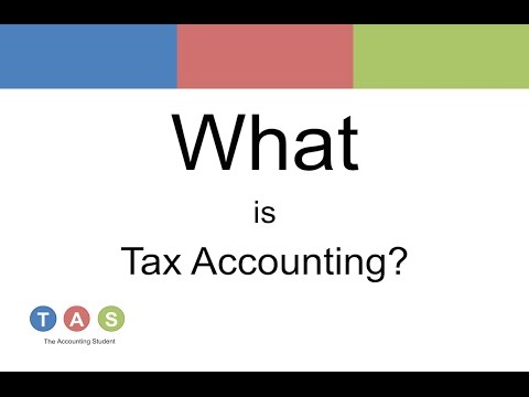 Video: What Is Tax Accounting