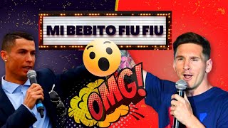 MESSI y CRISTIANO cantan BEBITO FIU FIU | Cancion parodia | Bichito siu siu Resimi