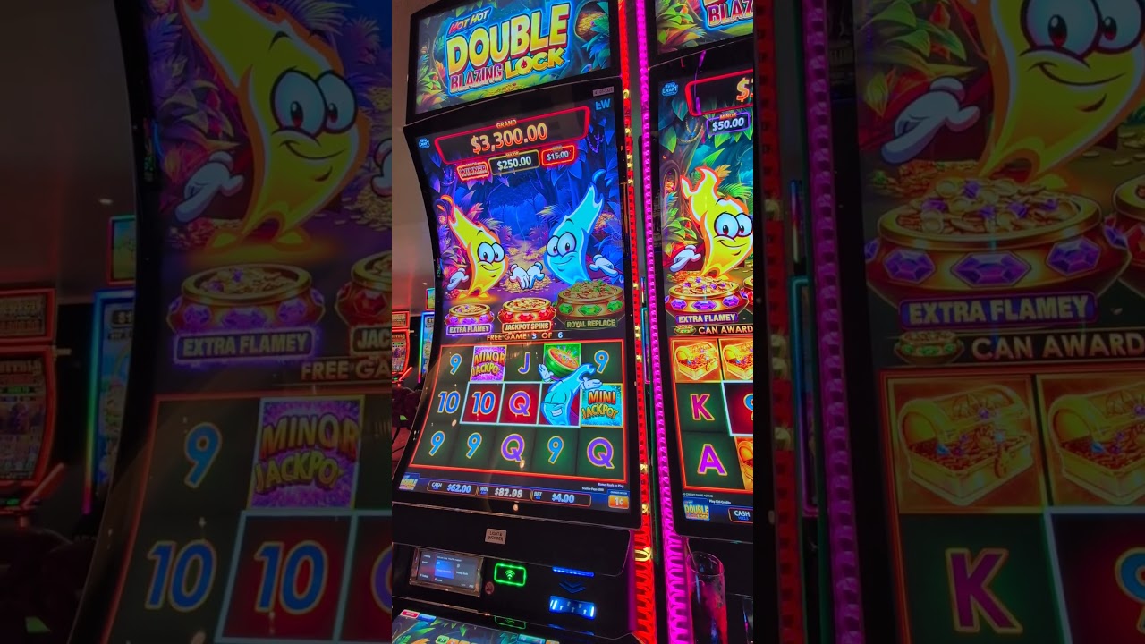 Hot Hot Double Blazing Lock slot machine bonus SERIES 8 